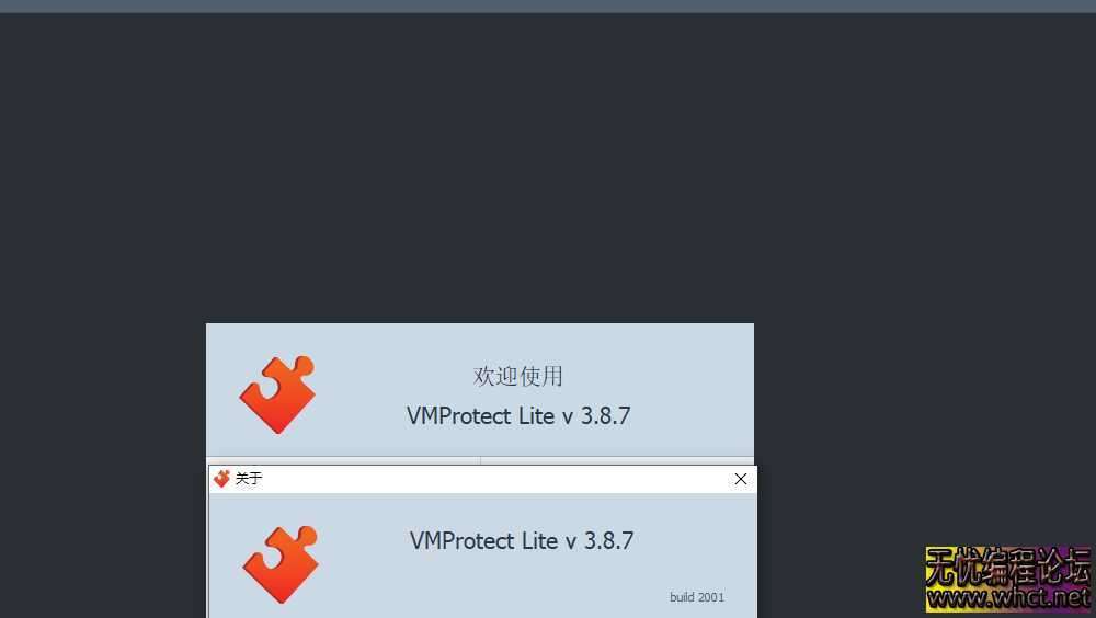 VMP加壳授权软件 VMProtect Lite v3.8.7 Build 2001 中文专业版正版泄露  6379 无忧技术吧www.whct.net