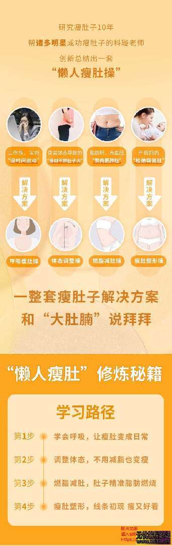 懒人瘦肚操和大肚腩说拜拜！免费分享！！  1247 无忧技术吧www.whct.net