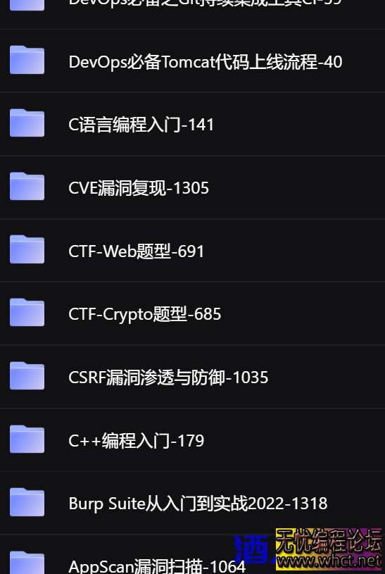 马士兵教育网络安全大师课视频课程  6828 无忧技术吧www.whct.net