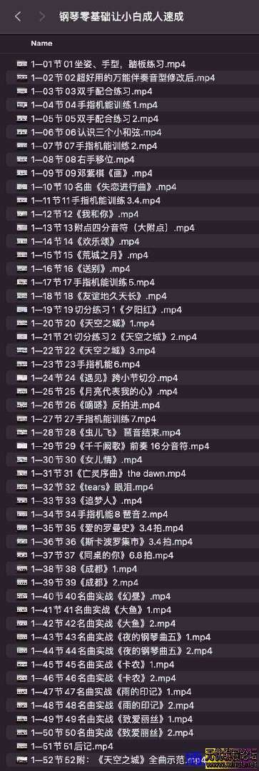 零基础成人钢琴速成  6480 无忧技术吧www.whct.net