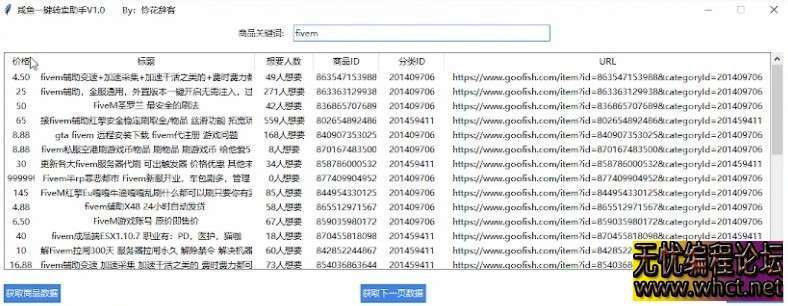 咸鱼一键转卖助手★v1.0★PC★一键专卖★附使用教程 [94.4MB]  5501 无忧技术吧www.92wuyou.cn