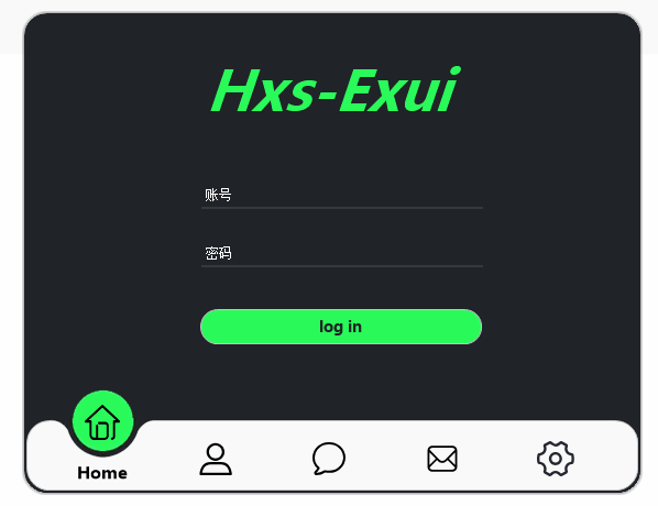 Exui自绘UI网络验证界面分享  8038 无忧技术吧www.whct.net