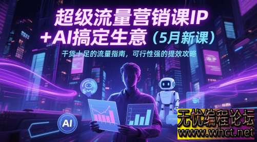 超级流量营销课：IP+AI 搞定生意（2025 升级版）  4113 无忧技术吧www.92wuyou.cn