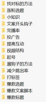 分享一套做抖音视频号运营的资料  6227 无忧技术吧www.92wuyou.cn