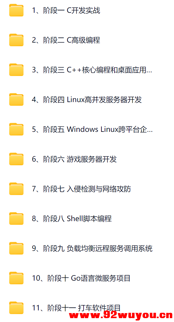 黑马价值9980的C语言C++年度钻石会员课【优质教程】  8469 无忧技术吧www.92wuyou.cn