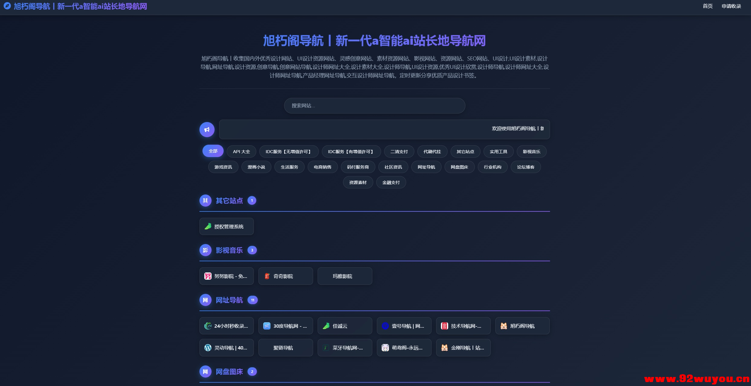 唯导航v1.0.0开源版源码  5742 无忧技术吧www.92wuyou.cn