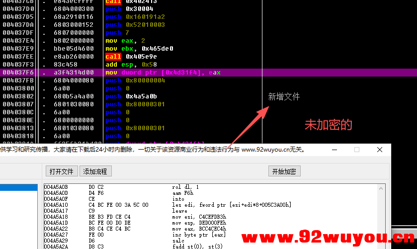易语言防破解代码变异工具v1.0 带SDK水印保护 修复bug开源  2253 无忧技术吧www.92wuyou.cn