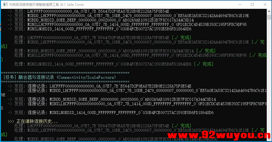 内核级环境清理工具，解决环境问题 可搭配解机器码工具  3476 无忧技术吧www.92wuyou.cn